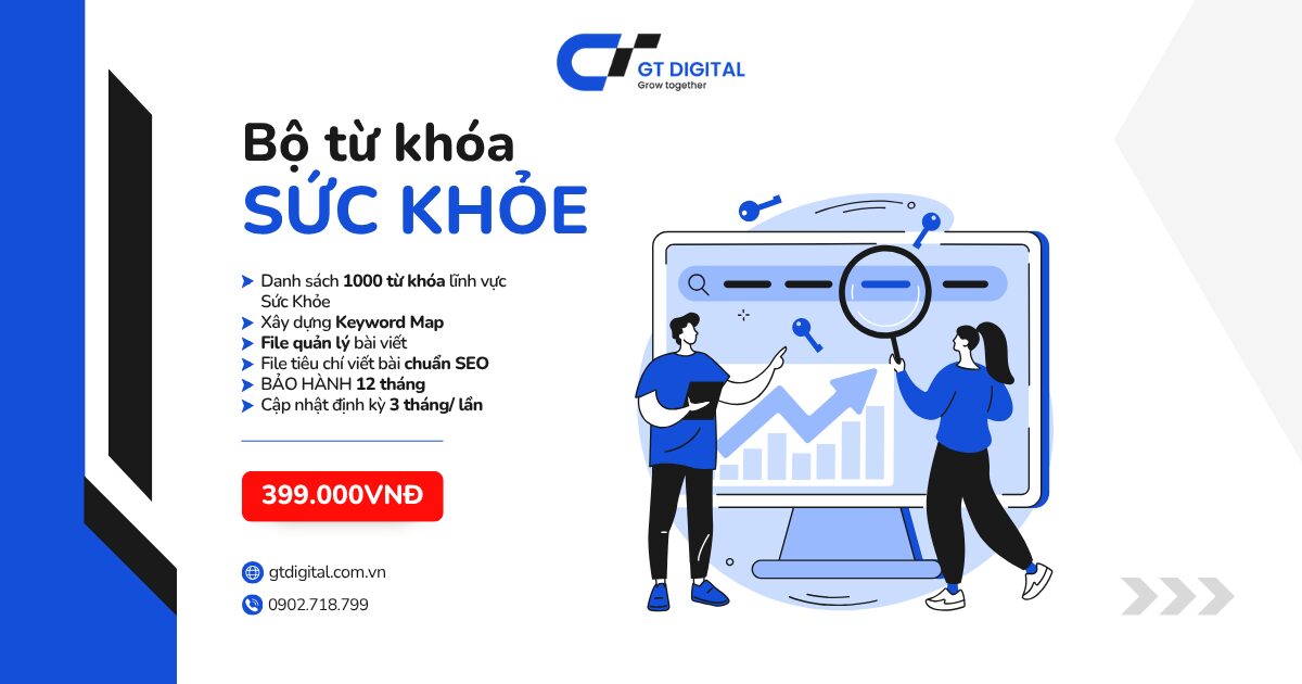 Bộ từ khóa Sức khỏe - 1000 keywords